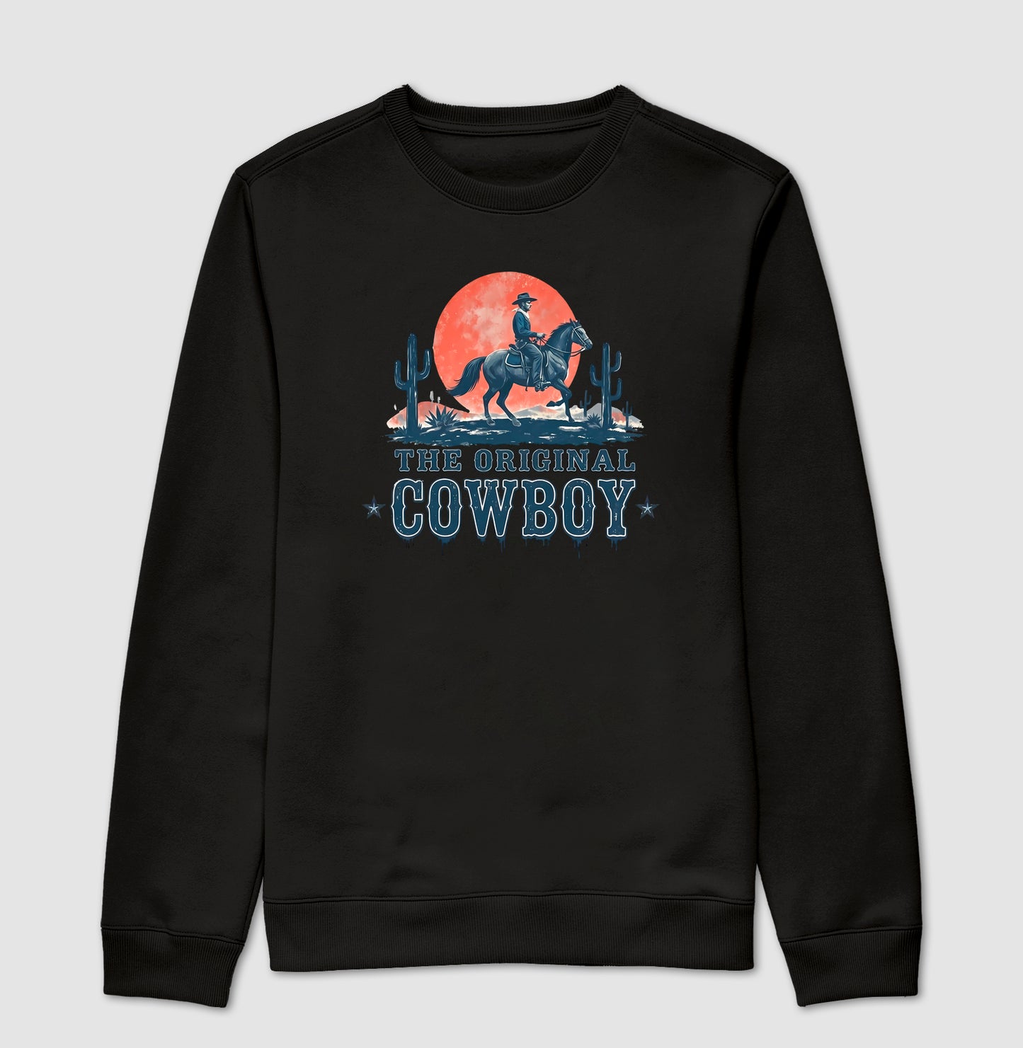 Suéter Moletom The Original Cowboy – Estampa Western Country Vintage