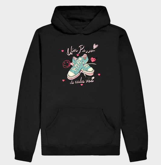 Hoodie Moletom Um Passo de Cada Vez