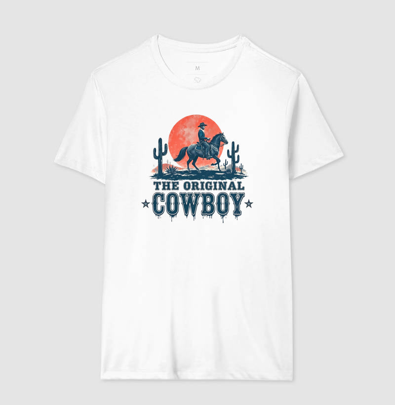 Camiseta The Original Cowboy – Estampa Western Country Vintage
