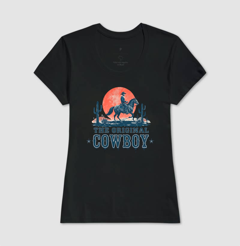 Camiseta The Original Cowboy – Estampa Western Country Vintage