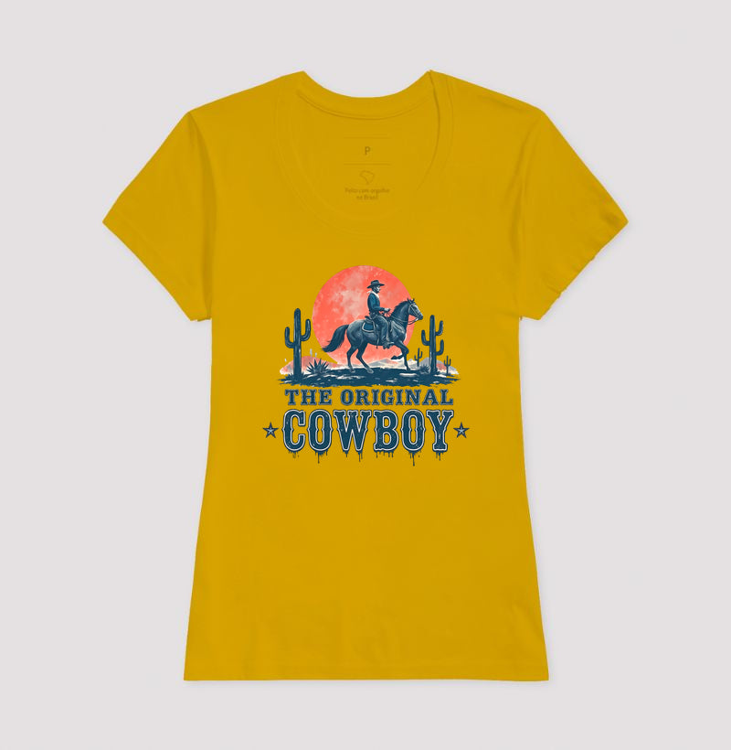 Camiseta The Original Cowboy – Estampa Western Country Vintage