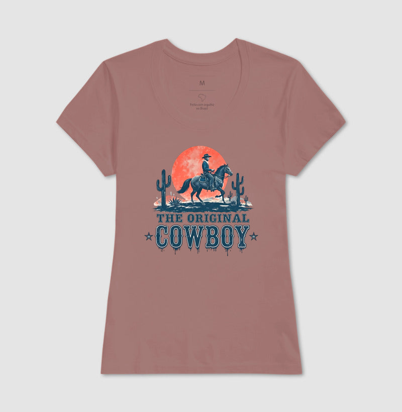 Camiseta The Original Cowboy – Estampa Western Country Vintage
