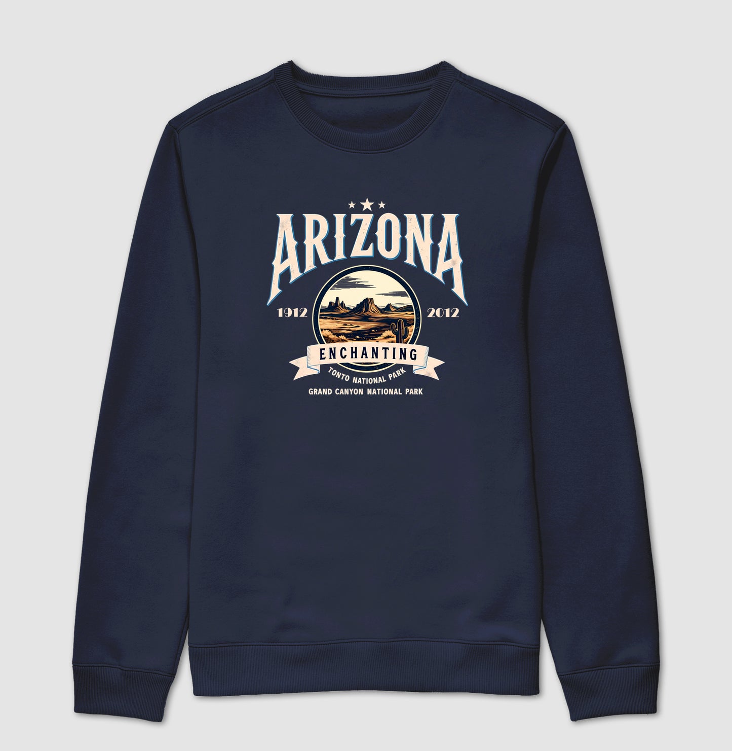 Suéter Moletom Arizona Enchanting – Estampa Vintage Deserto | Unissex