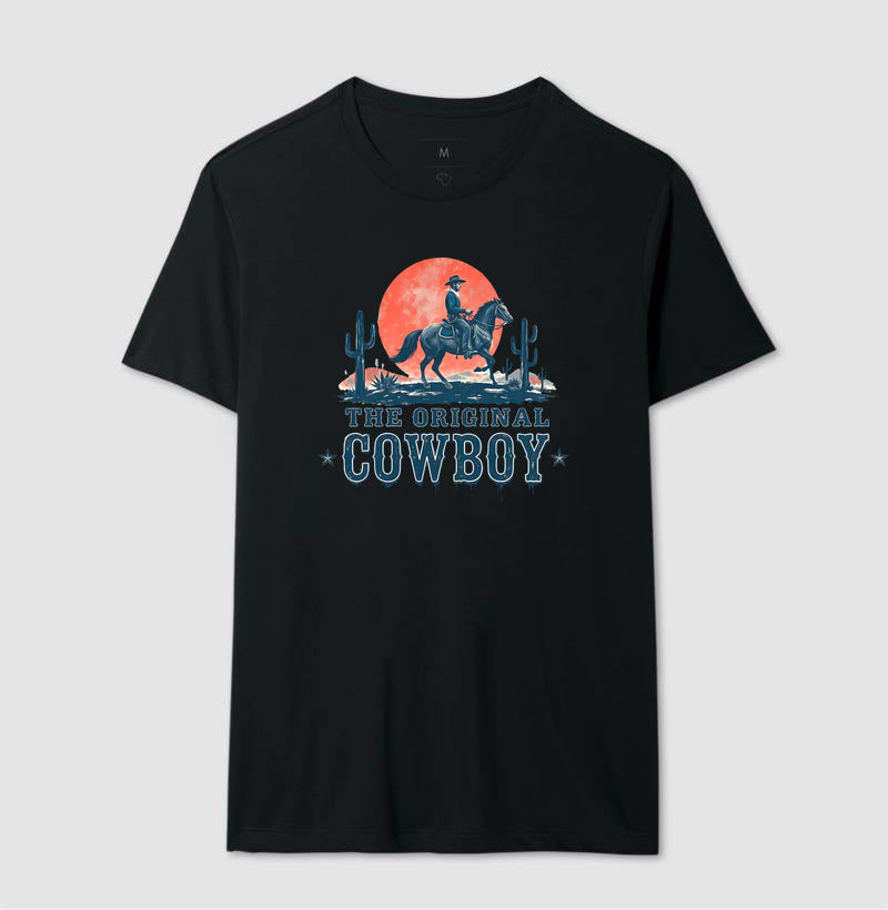 Camiseta The Original Cowboy – Estampa Western Country Vintage