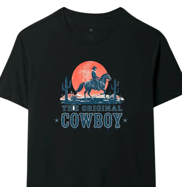 Camiseta The Original Cowboy – Estampa Western Country Vintage