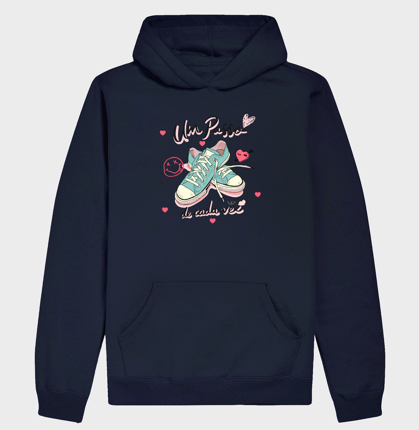 Hoodie Moletom Um Passo de Cada Vez