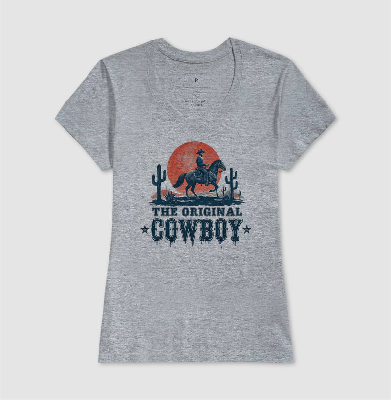 Camiseta The Original Cowboy – Estampa Western Country Vintage