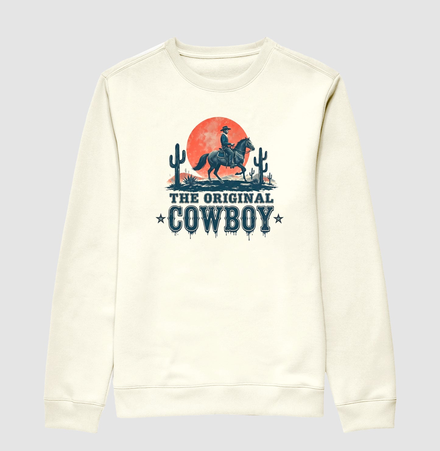 Suéter Moletom The Original Cowboy – Estampa Western Country Vintage