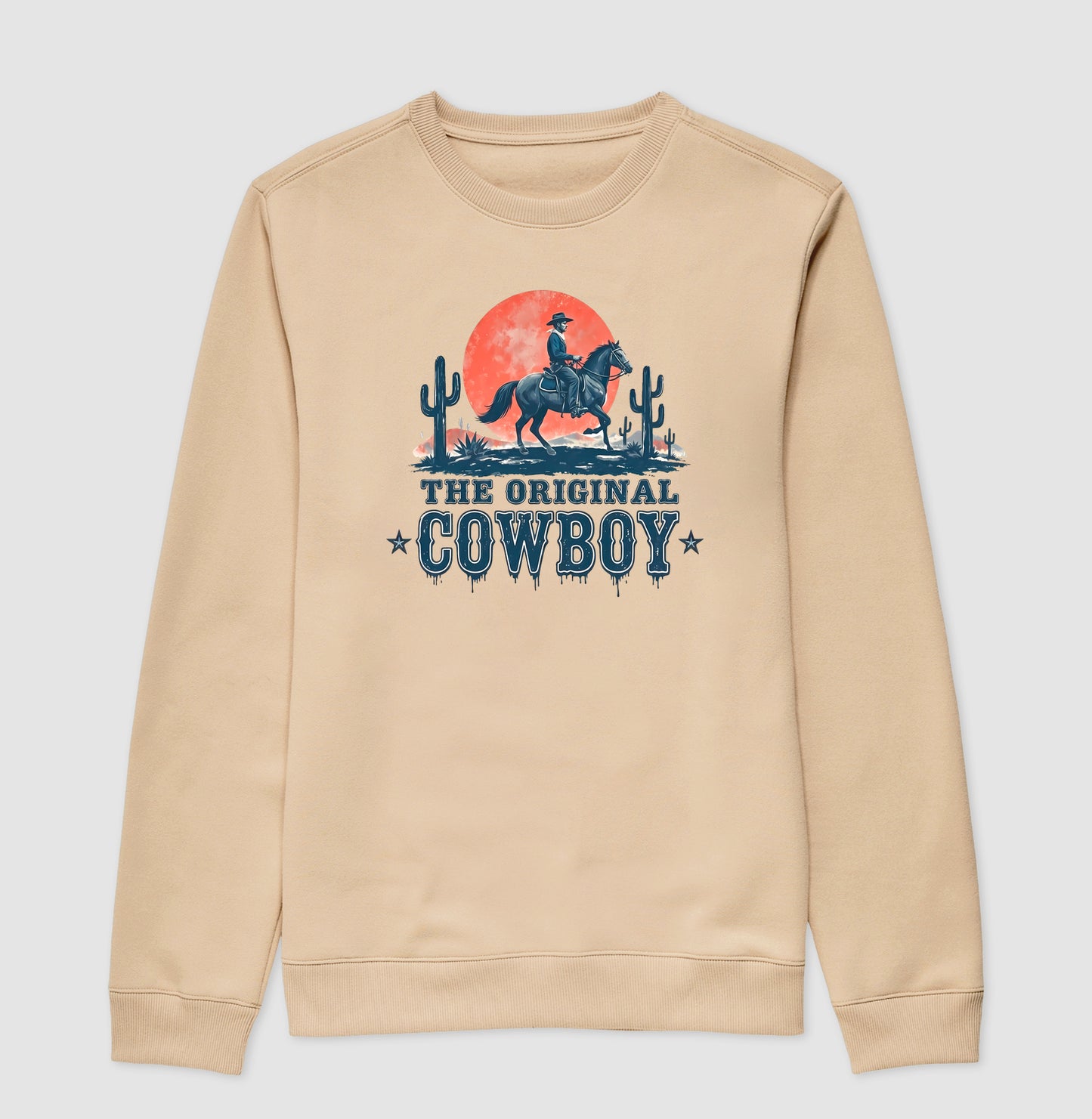 Suéter Moletom The Original Cowboy – Estampa Western Country Vintage