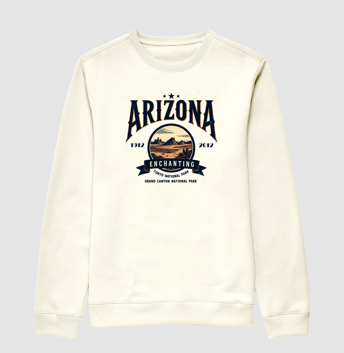 Suéter Moletom Arizona Enchanting – Estampa Vintage Deserto | Unissex