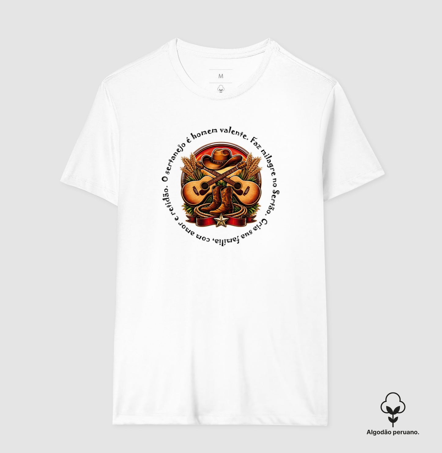 Camiseta Unisex Raiz Sertaneja – Onde o Campo Vira Canção