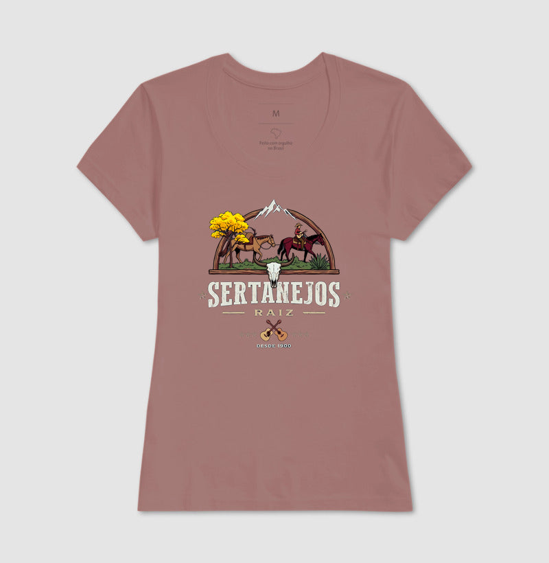 Camiseta Sertanejos Raiz: Tradição, Viola e a Essência do Sertão