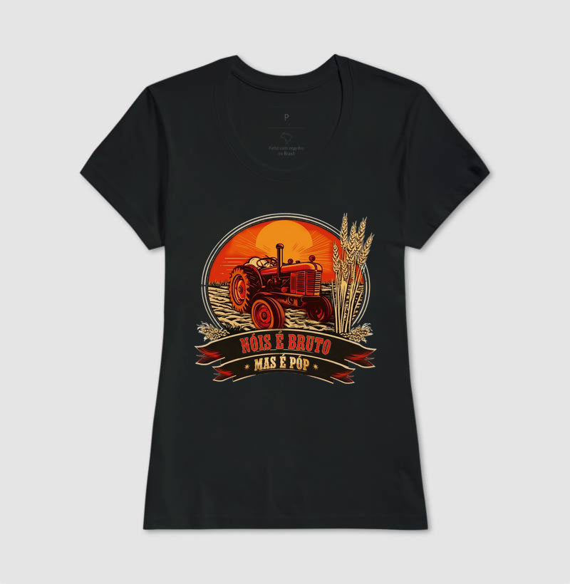 Camiseta Unisex Raiz no Campo Atitude na Rua