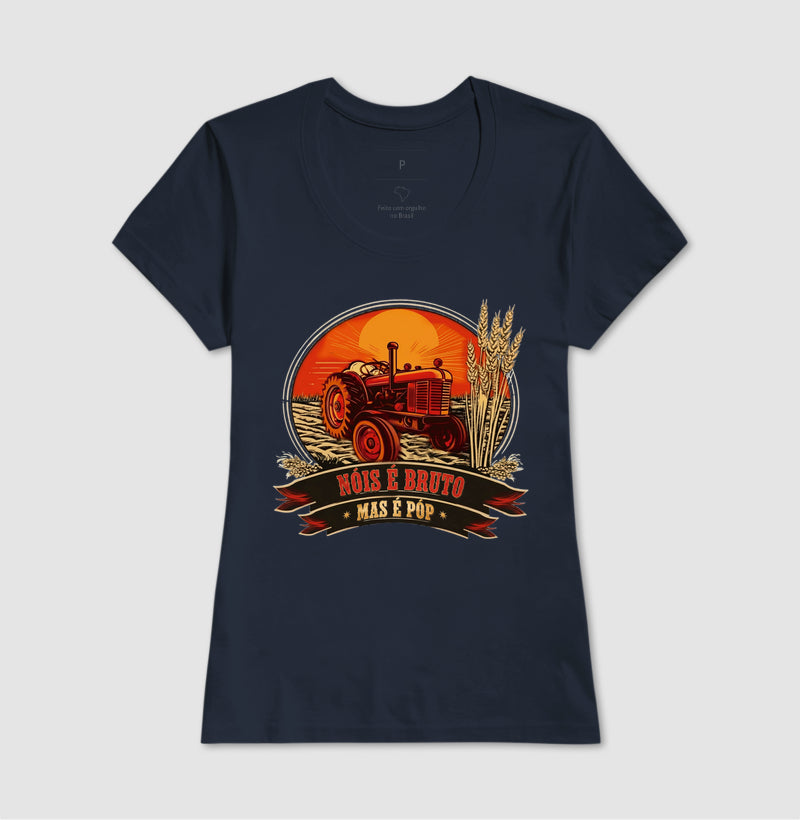 Camiseta Unisex Raiz no Campo Atitude na Rua