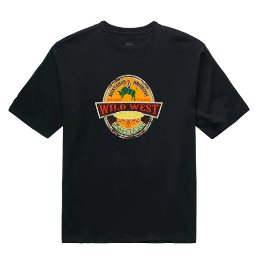 Camiseta Oversize Wild West Rodeio Brasileiro – Estampa Country Western Vintage