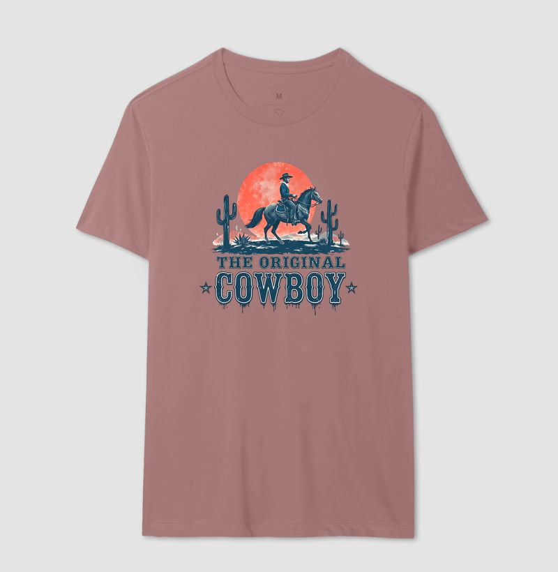 Camiseta The Original Cowboy – Estampa Western Country Vintage