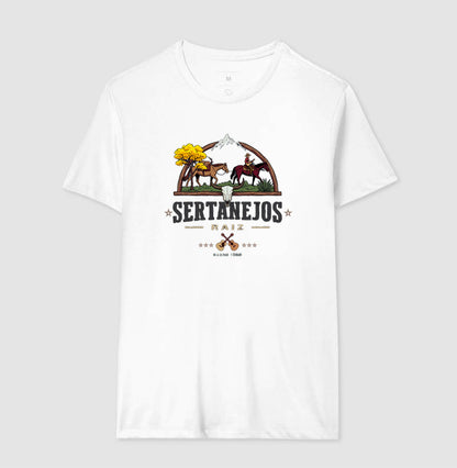 Camiseta Sertanejos Raiz: Tradição, Viola e a Essência do Sertão